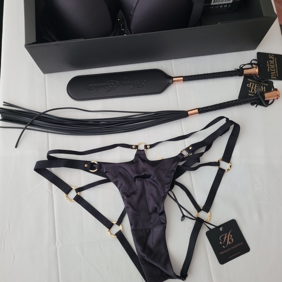 Honey Birdette Black Intimates Set - Picture 4 of 15